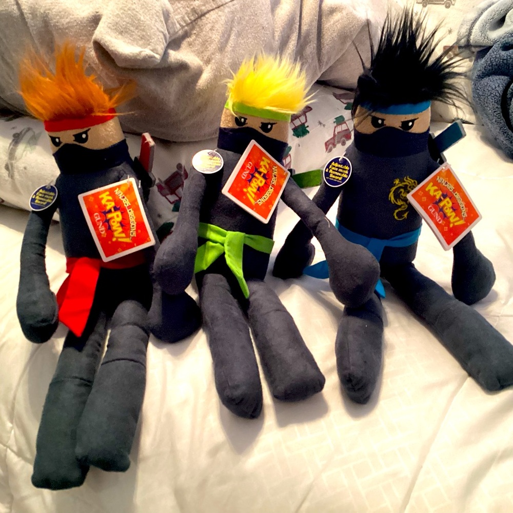 Ninja Plush Set Of 3